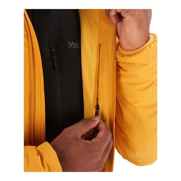 Marmot Men's Novus Hoody Yellow Gold Size XL MSRP $220 - Picture 2 of 4